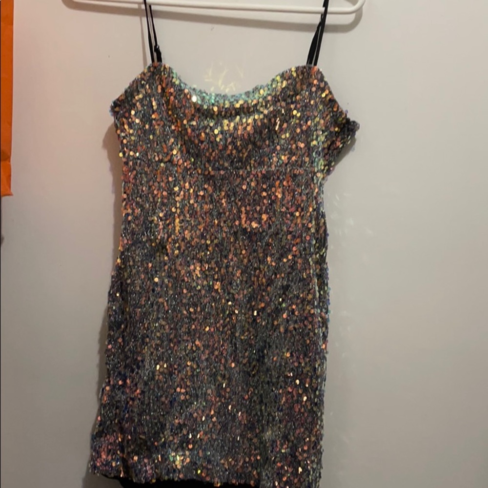 Sparkly new mini dress